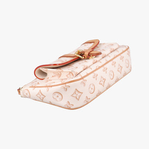 Vintage Louis Vuitton Maxi Pochette Accessoires Ivory x Brown PVC-coated canvas M20920 shoulderbag | stylenewstar