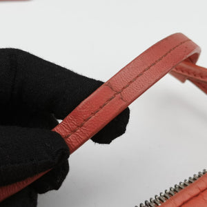 Secondhand Bottega Veneta NODINI Intrecciato Red lambskin shoulderbag | stylenewstar