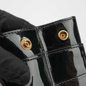 Pre-owned Gucci Bright Bit Black Patent 319795 handbag | stylenewstar