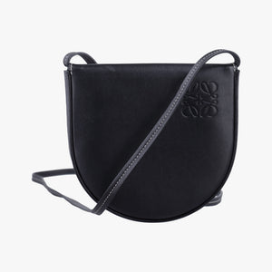 Pre-owned Loewe Heel Small Black Leather shoulderbag | stylenewstar