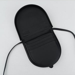 Pre-owned Loewe Heel Small Black Leather shoulderbag | stylenewstar
