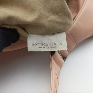 Pre-owned Bottega Veneta CAMPANA Intrecciato Pink lambskin handbag | stylenewstar