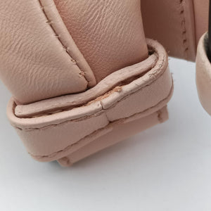 Pre-owned Bottega Veneta CAMPANA Intrecciato Pink lambskin handbag | stylenewstar