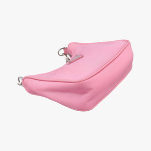 Secondhand Prada Re-Edition 2005 Nylon Mini Pink nylon 1TT122 shoulderbag | stylenewstar