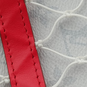 Secondhand Louis Vuitton LV x NBA SOFT TRANK PHONE BOX Antarctica×Red×White Monogram Canvas×calf leather M80101 shoulderbag | stylenewstar