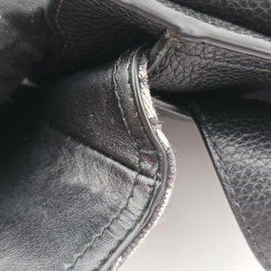Pre-owned Christian Dior Saddle Gray×Navy×Black Jacquard×Leather bum bag/waist bag | stylenewstar