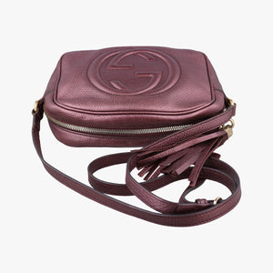 Vintage Gucci Soho Burgundy Leather 308364 shoulderbag | stylenewstar