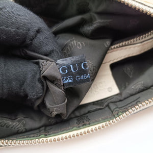 Pre-owned Gucci Jockey Hobo White Leather 211966 shoulderbag | stylenewstar