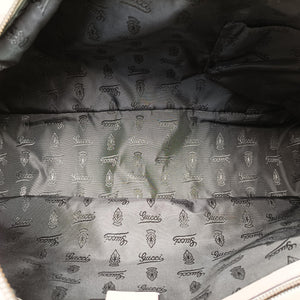 Pre-owned Gucci Jockey Hobo White Leather 211966 shoulderbag | stylenewstar