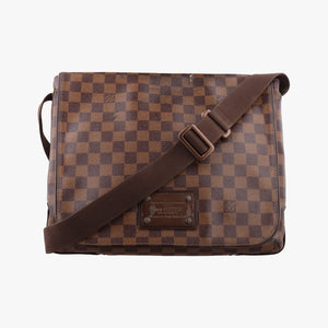 Vintage Louis Vuitton BROOKLYN MM EBENE Damier Canvas N51211 shoulderbag | stylenewstar