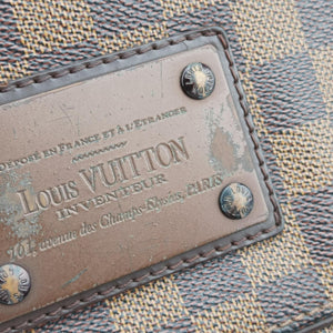 Vintage Louis Vuitton BROOKLYN MM EBENE Damier Canvas N51211 shoulderbag | stylenewstar