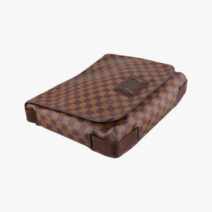 Vintage Louis Vuitton BROOKLYN MM EBENE Damier Canvas N51211 shoulderbag | stylenewstar