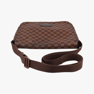 Vintage Louis Vuitton BROOKLYN MM EBENE Damier Canvas N51211 shoulderbag | stylenewstar