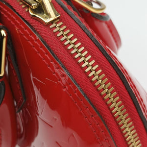 Pre-owned Louis Vuitton Alma BB CERISE Vernis M90174 shoulderbag | stylenewstar