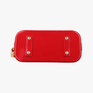 Pre-owned Louis Vuitton Alma BB CERISE Vernis M90174 shoulderbag | stylenewstar