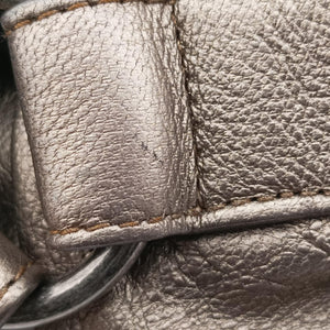 Pre-owned Christian Dior Gaucho Golden Leather shoulderbag | stylenewstar
