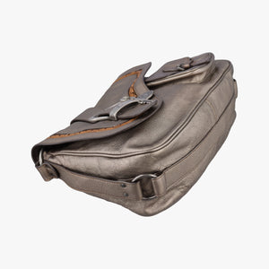 Pre-owned Christian Dior Gaucho Golden Leather shoulderbag | stylenewstar