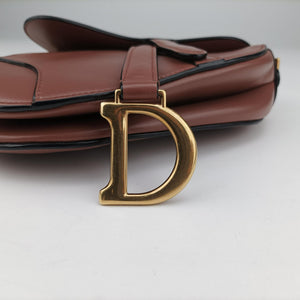Pre-owned Christian Dior Saddle Pink Leather handbag | stylenewstar