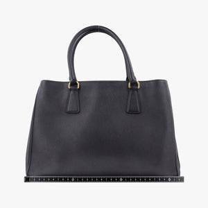 Pre-owned Prada Galleria Black SAFFIANO Leather BN2274 shoulderbag | stylenewstar