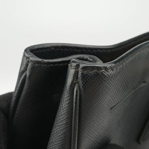 Pre-owned Prada Galleria Black SAFFIANO Leather BN2274 shoulderbag | stylenewstar