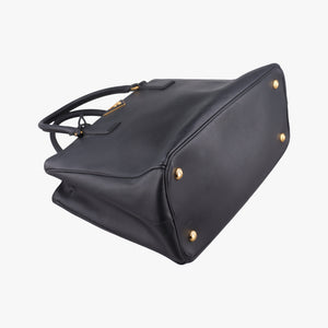 Pre-owned Prada Galleria Black SAFFIANO Leather BN2274 shoulderbag | stylenewstar