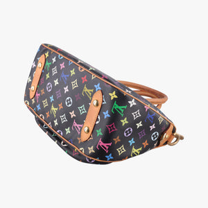 Secondhand Louis Vuitton RITA Noir Monogram Multicolor M40126 handbag | stylenewstar