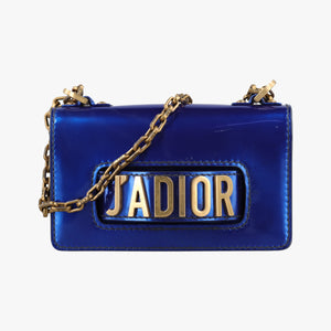 Pre-owned Christian Dior J'adior Navy Patent shoulderbag | stylenewstar