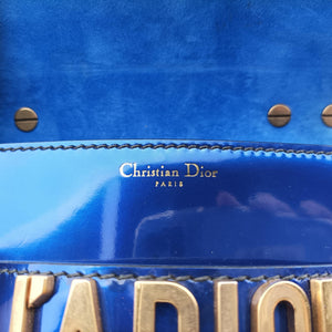 Pre-owned Christian Dior J'adior Navy Patent shoulderbag | stylenewstar
