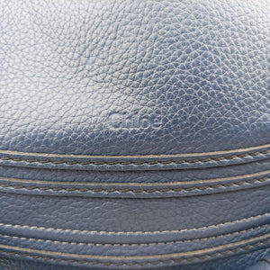 Pre-owned Chloe Mercy Blue Leather shoulderbag | stylenewstar