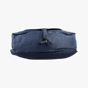Pre-owned Chloe Mercy Blue Leather shoulderbag | stylenewstar