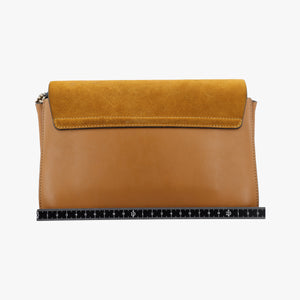 Secondhand Chloe FAYE Brown Suede × leather shoulderbag | stylenewstar