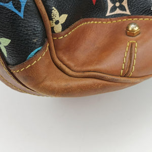 Pre-owned Louis Vuitton GRETA Noir Monogram Multicolor M40196 shoulderbag | stylenewstar