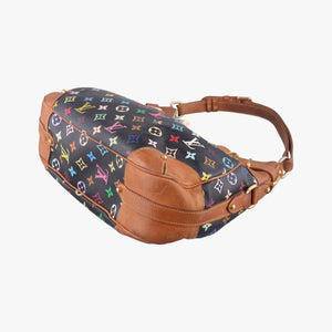 Pre-owned Louis Vuitton GRETA Noir Monogram Multicolor M40196 shoulderbag | stylenewstar