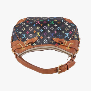 Pre-owned Louis Vuitton GRETA Noir Monogram Multicolor M40196 shoulderbag | stylenewstar