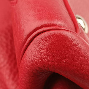 Pre-owned VERSACE Medusa Red Leather handbag | stylenewstar