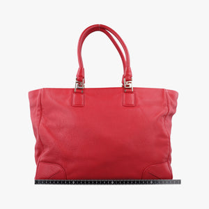 Pre-owned VERSACE Medusa Red Leather handbag | stylenewstar