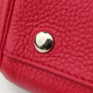 Pre-owned VERSACE Medusa Red Leather handbag | stylenewstar