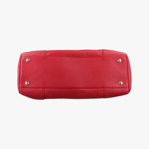 Pre-owned VERSACE Medusa Red Leather handbag | stylenewstar