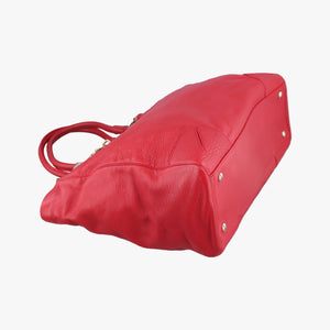 Pre-owned VERSACE Medusa Red Leather handbag | stylenewstar