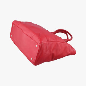 Pre-owned VERSACE Medusa Red Leather handbag | stylenewstar
