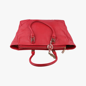 Pre-owned VERSACE Medusa Red Leather handbag | stylenewstar
