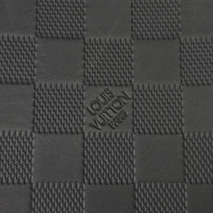 Pre-owned Louis Vuitton Pegase55 Case Matte Black Damier Infini N41231 suitcase | stylenewstar