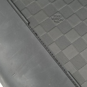 Pre-owned Louis Vuitton Pegase55 Case Matte Black Damier Infini N41231 suitcase | stylenewstar