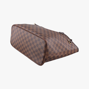 Pre-owned Louis Vuitton NEVERFULL MM EBENE Damier Canvas N51105 handbag | stylenewstar
