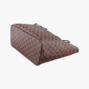 Pre-owned Louis Vuitton NEVERFULL MM EBENE Damier Canvas N51105 handbag | stylenewstar