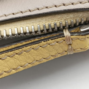 Pre-owned Fendi By The Way Beige Leather 8BL125 shoulderbag | stylenewstar