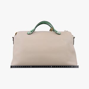 Pre-owned Fendi By The Way Beige Leather 8BL125 shoulderbag | stylenewstar