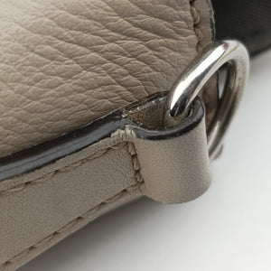 Pre-owned Fendi By The Way Beige Leather 8BL125 shoulderbag | stylenewstar