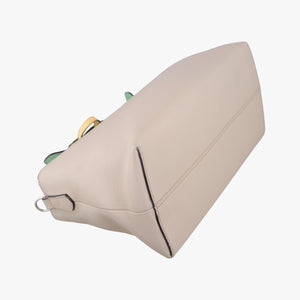 Pre-owned Fendi By The Way Beige Leather 8BL125 shoulderbag | stylenewstar