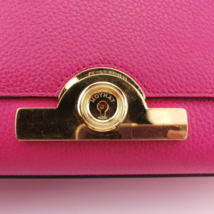 Pre-owned Moynat Legenne PM Rose leather shoulderbag | stylenewstar